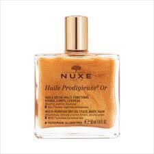 Nuxe Huile Prodigieuse OR Altın Parıltılı Yüz Vücut Saçlar İçin Çok Amaçlı Kuru Yağ 50 ml