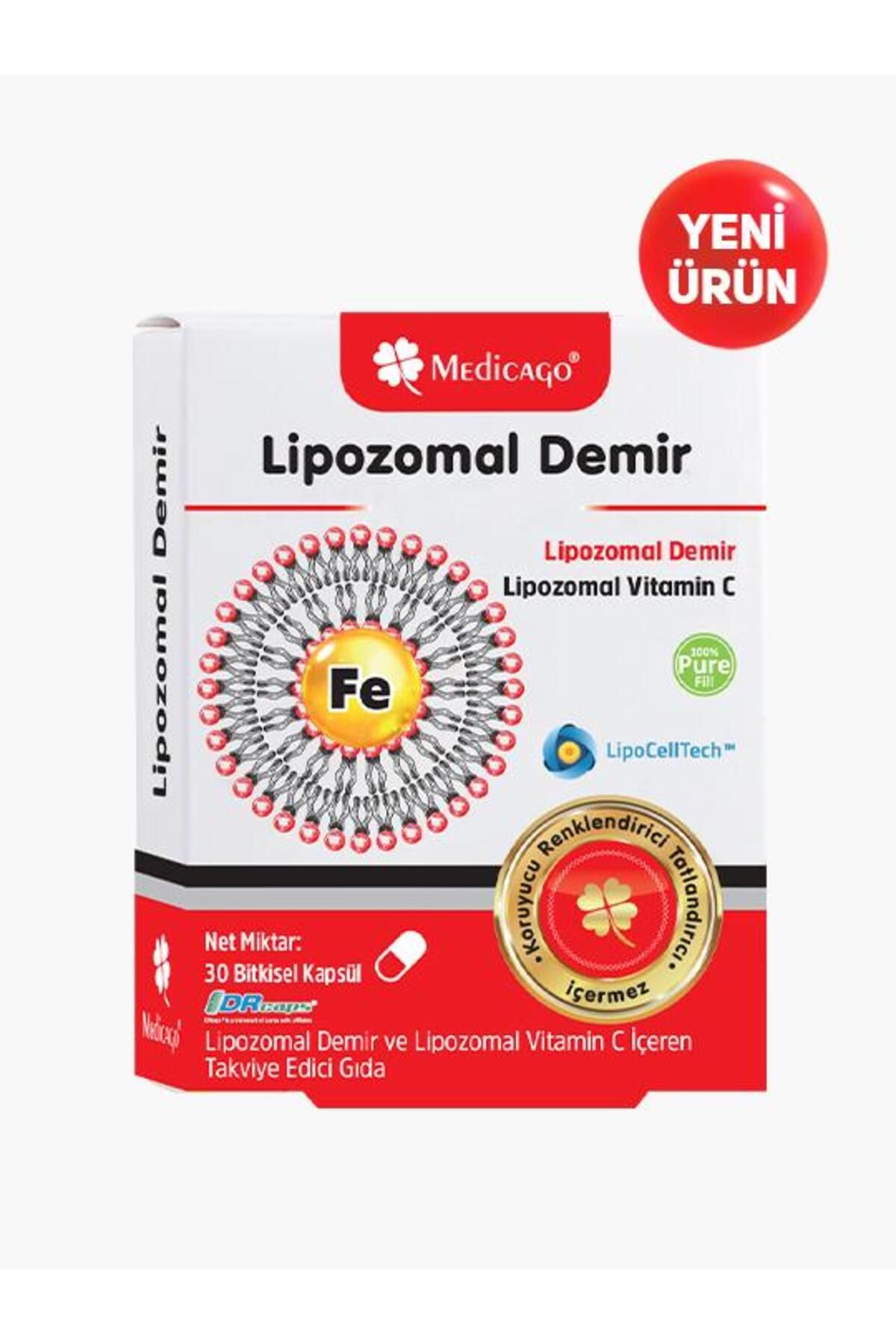 Medicago Liposomal Demir 30 Kapsül