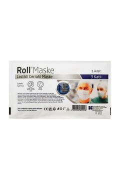 Roll 3 Katlı Cerrahi Maske Telli 50'li 2 Kutu