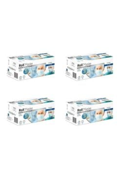 Roll 3 Katlı Cerrahi Maske Telli 50'li 4 Kutu