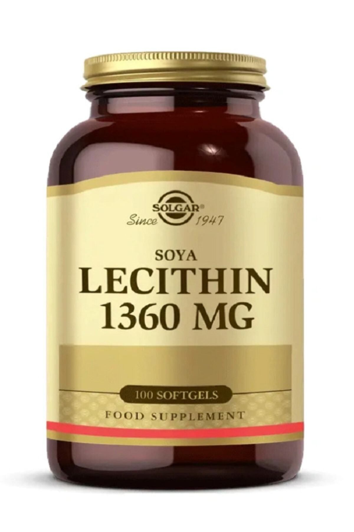 Solgar Lecithin 1360 mg 100 Kapsül