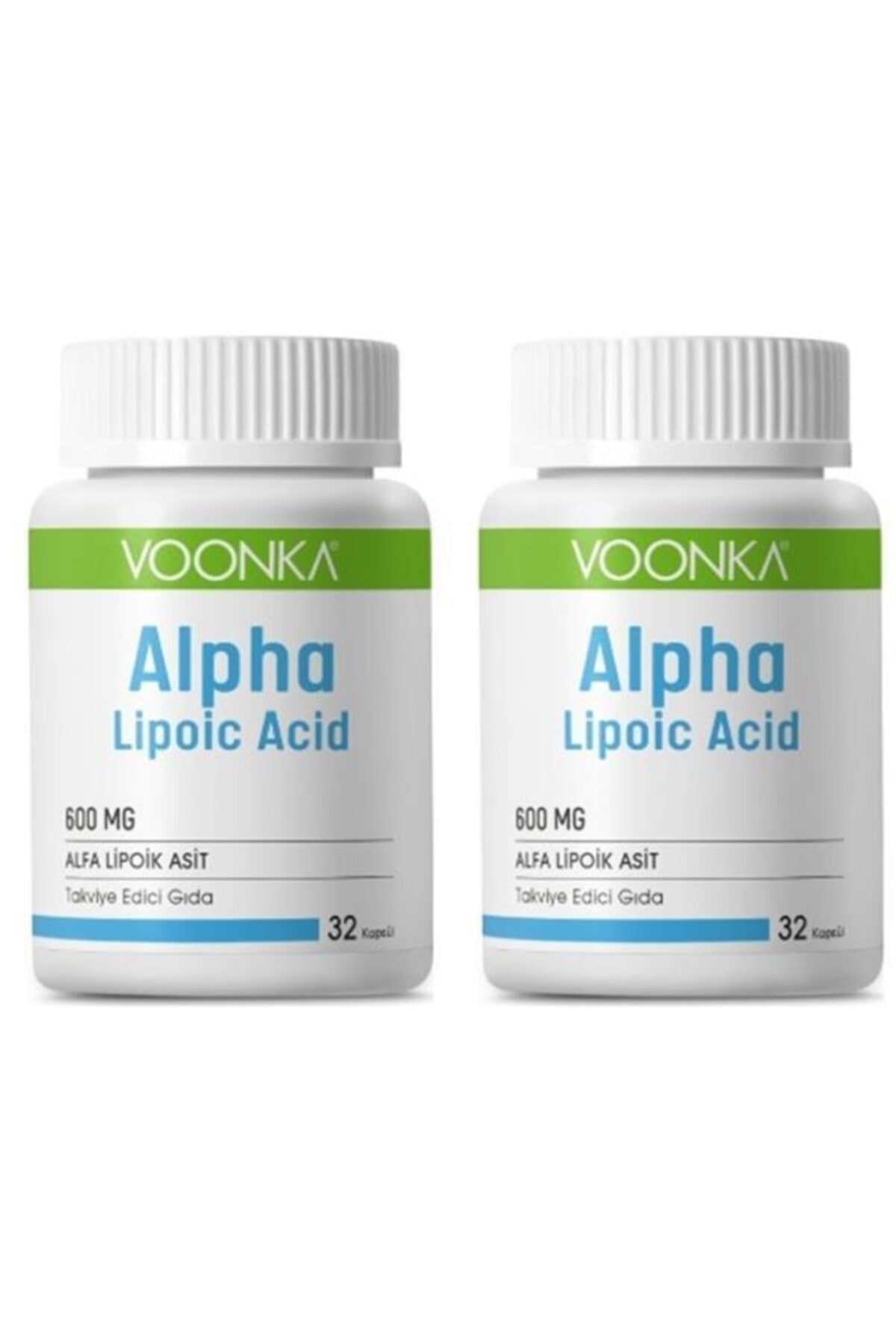 Voonka Alpha Lıpoic Acid 600 mg 32 Kapsül 2 Kutu
