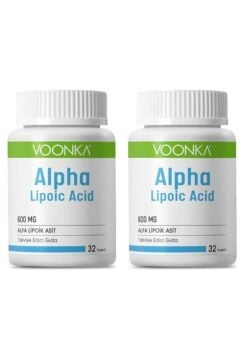 Voonka Alpha Lıpoic Acid 600 mg 32 Kapsül 2 Kutu