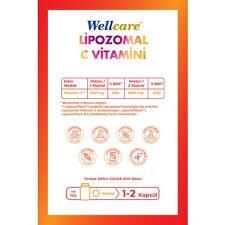 Wellcare Lipozomal C Vitamini 500 mg 30 Kapsül