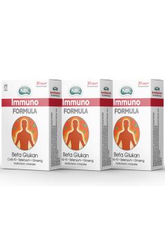 NBL Immuno Formula Selenyum & Beta Glukan 30 Tablet 3 Kutu