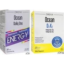 Ocean Yılbaşı Seti Daily One Energy 30 Tablet + D3K2 Damla 20 Ml