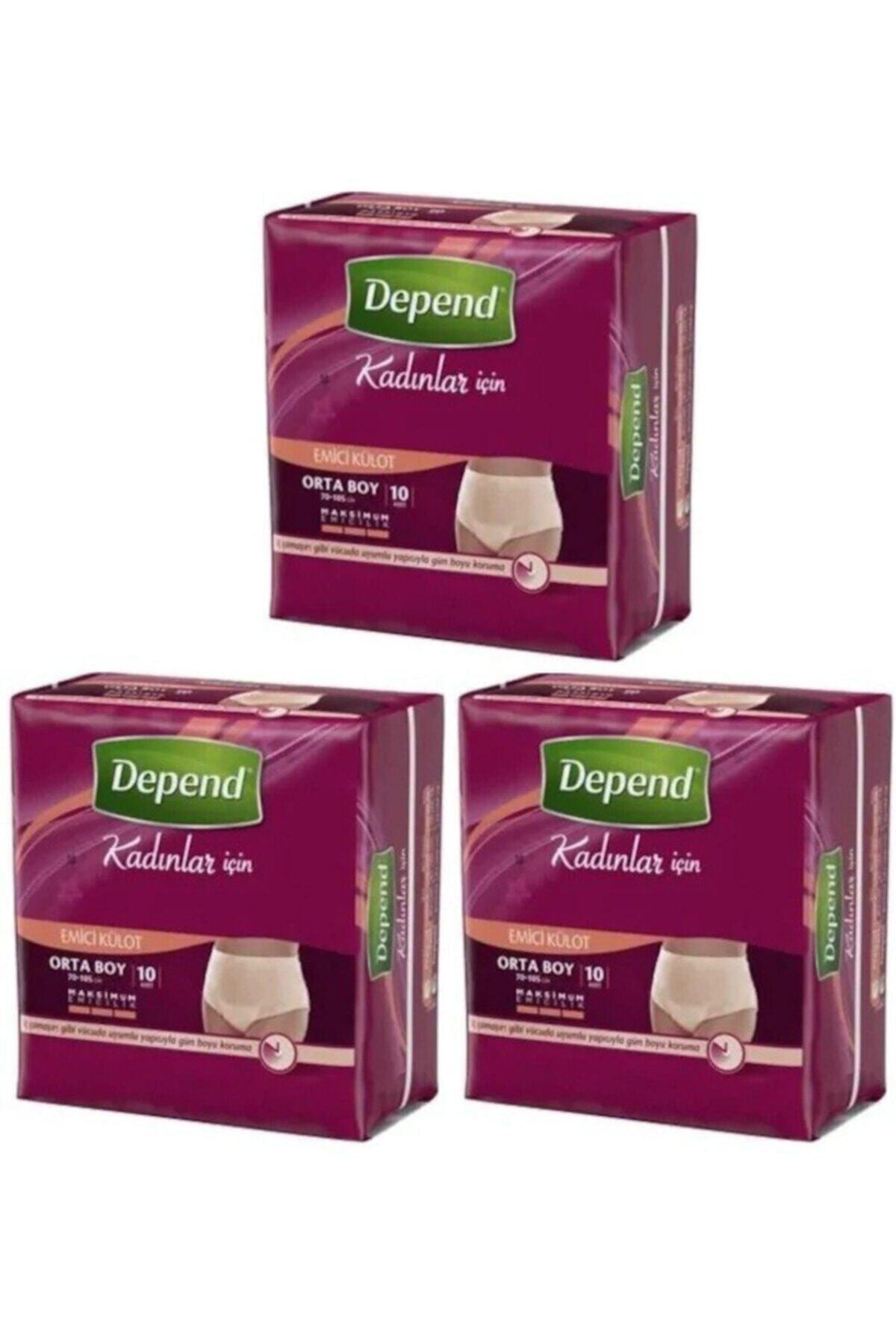 Depend Emici Külot Kadın Orta 30'lu