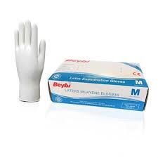 Beybi Eldiven Lateks Pudralı Medium 100'lü