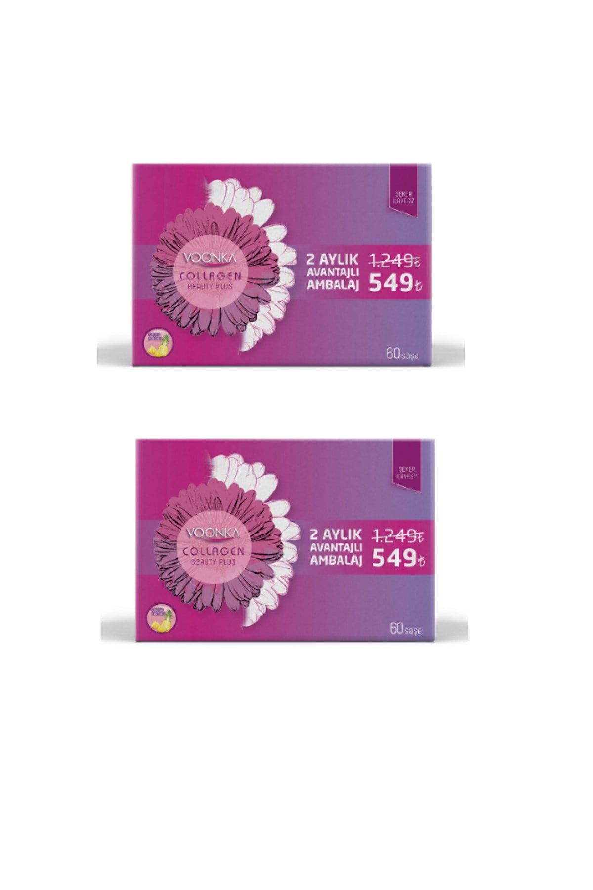 Voonka Collagen Beauty Plus 60 Saşe 2 Kutu