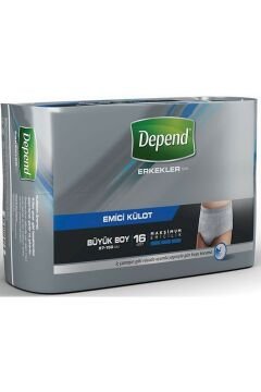 Depend Emici Külot Erkek Büyük 8'li Paket 8'Li