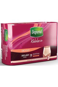 Depend Emici Külot Eko Paket Kadın Orta 18'li