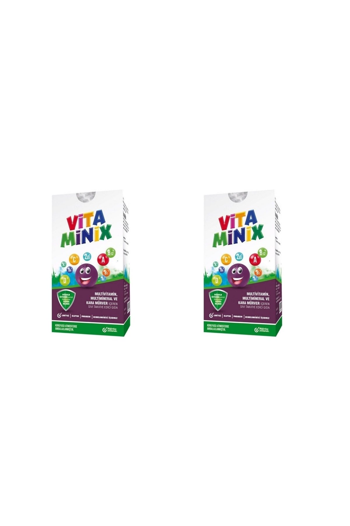 Vitaminix Kara Mürver Şurubu 150 ml 2 Kutu