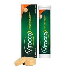 Vitocco Vitamin ve Mineral Kompleksi İçeren Takviye Edici Gıda 15 Efervesan Tablet KUTUSUZ