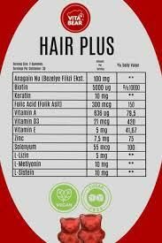 Vita Bear Hair Plus Gummy 60'lı