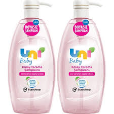 Uni Baby Boyasız Şampuan Kolay Tarama 700 ml 2 Kutu