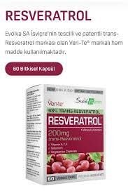 Suda Vitamins Resveratrol 60 Kapsül