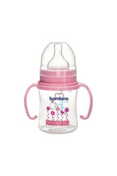 Bambino Geniş Ağızlı Kulplu PP Biberon 150 ml  B817