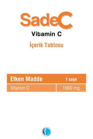 SadeC Vitamin C 100 Saşe 1000 mg