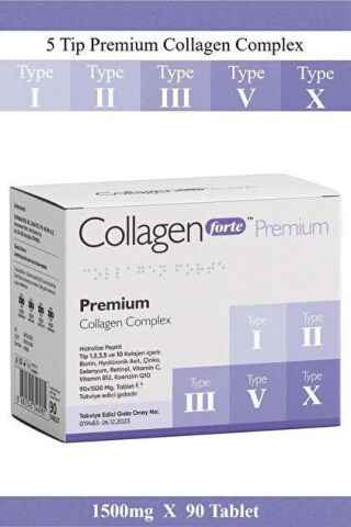 Collagen Forte Premium 1500 mg 90 Tablet
