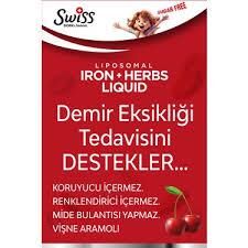 Swiss Bork Iron Herbs Liquid Kids Şurup 150 ml