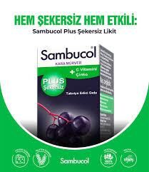 Sambucol Plus Şekersiz Takviye Edici Gıda 120 ml