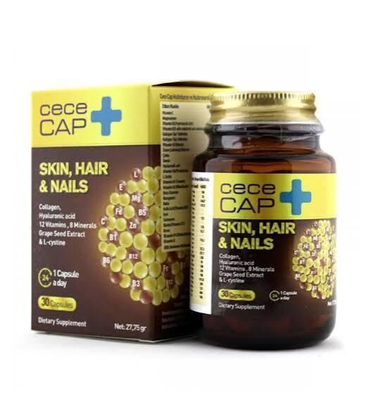 Cececap Collagen Hyalüronik Asit 12 Vitamin + 8 Mineral 30 Kapsül