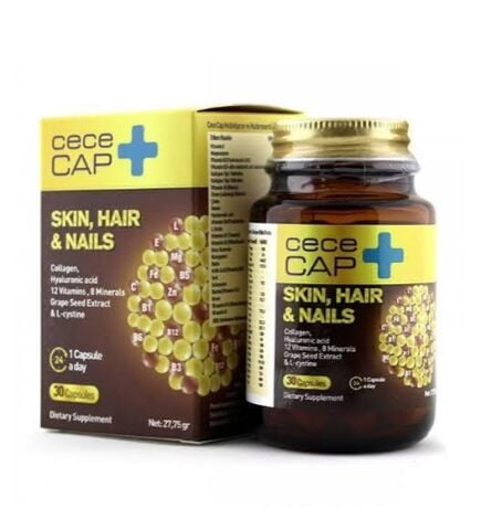Cececap Collagen Hyalüronik Asit 12 Vitamin + 8 Mineral 30 Kapsül