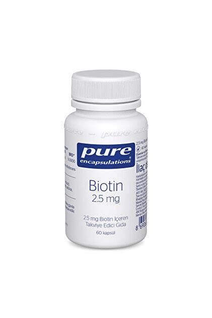 Pure Encapsulations Biotin 2,5 mg 60 Kapsül