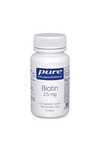 Pure Encapsulations Biotin 2,5 mg 60 Kapsül