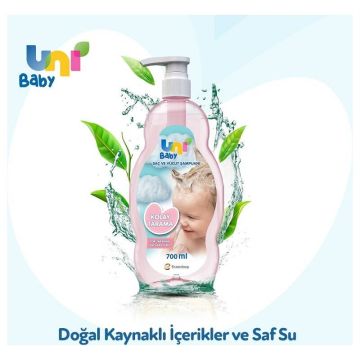 Uni Baby Boyasız Şampuan Kolay Tarama 700 ml
