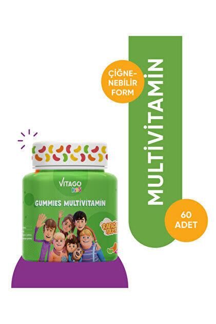 Vitago Kids Gummies Multivitamin Multimineral İçeren Çiğnenebilir Form - 60 Adet