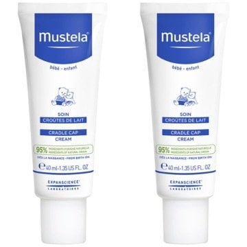 Mustela Cradle Cap Cream 40 ml - Saç Pullanmalarına Karşı Bakım Kremi 2 Kutu