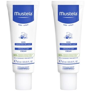 Mustela Cradle Cap Cream 40 ml - Saç Pullanmalarına Karşı Bakım Kremi 2 Kutu