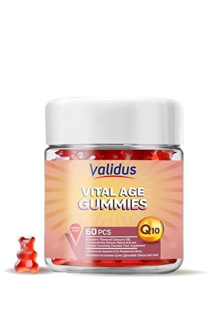 Validus Lipozomal Coenzyme Q10 Pqq Resveratrol Fucoidan 60 Gummies