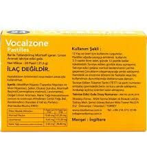 Vocalzone Ballı Limonlu Pastil 24'lü