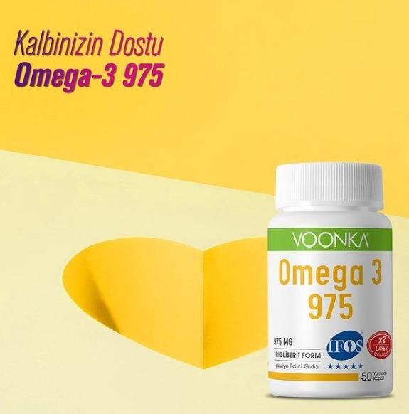 Voonka Omega-3 975 mg 50 Kapsül