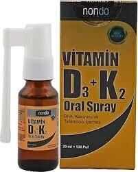 Nondo D3K2 Oral Sprey 20 ml