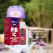 Venatura Kids Mikroenkapsüle Demir ve Vitamin C 20 ml