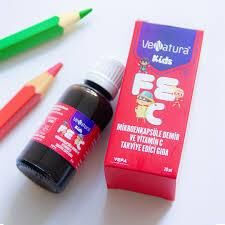 Venatura Kids Mikroenkapsüle Demir ve Vitamin C 20 ml