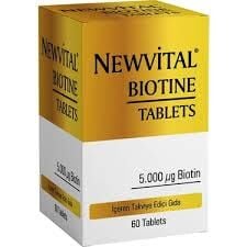 Newvital Biotine 5000 mcg 60 Tablet