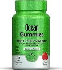 Ocean Gummies Apple Cider Vinegar 60 Çiğnenebiilir Jel