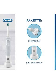 Oral-B Vitality 100 Cross Action White Şarjlı Diş Fırçası
