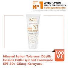 Avène Lait Mineral Güneş Losyonu SPF50 100 ml