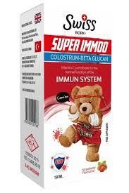 Swiss Bork Kids Super Immoo Colostrum-Beta Glucan Şurup 150 ml