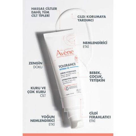 Avène Tolerance Hydra 10 Cream 40 ml + Termal Su 50 ml
