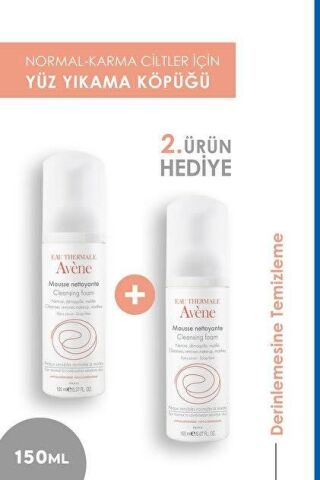 Avène Mousse Nettoyante Cleansing Foam 150 ml - İkili Paket
