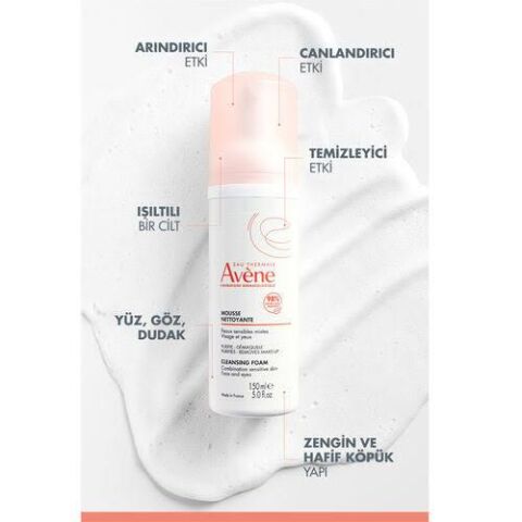 Avène Mousse Nettoyante Cleansing Foam 150 ml - İkili Paket