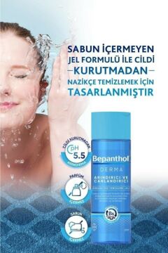 Bepanthol Derma Arındırıcı ve Canlandırıcı Günlük Yüz Temizleme Jeli 200 ml 3 Kutu