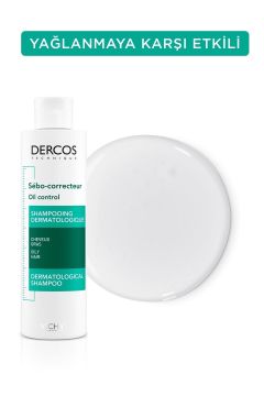 Vichy Dercos Sebo Correcteur Şampuan Sebum Karşıtı 200 ml