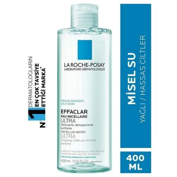 La Roche Posay Effaclar Micellaire Water Ultra Yağlı Ciltler için Misel Su 400 ml